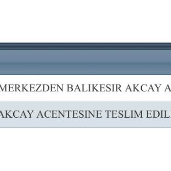 Kuryenet'in Gelmeyen Kuryesi