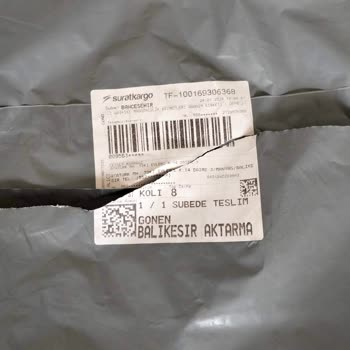 Sürat Kargo Kargomun İçindeki Ürünler Eksik