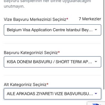 VFS Global Belçika Kısa Dönem Randevu Sorunu