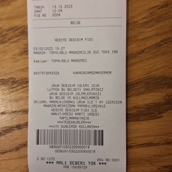 Karaca Züccaciye Serviste Kaybolan Ürünüm