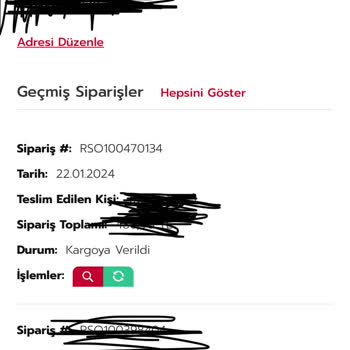 Rossmann Siparişim Ortada Yok