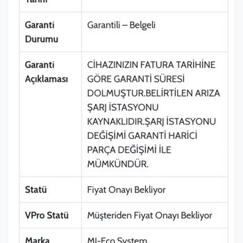 Ouno Service Arıza Tespit Sorunu