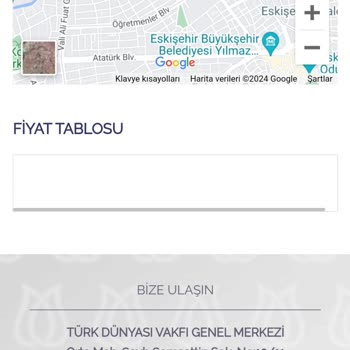 Türk Dünyası Vakfı Millet Parkı Kapalı Otopark Engellilere Saat Oyunu