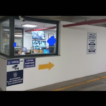 Türk Dünyası Vakfı Millet Parkı Kapalı Otopark Engellilere Saat Oyunu