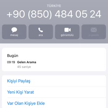 0850 484 05 24 Şikayetçiyim