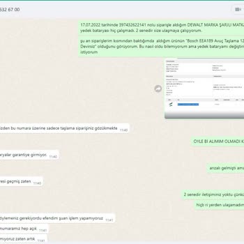 Ekinler El Aletleri Arızalı Ürün Satmaktadır.