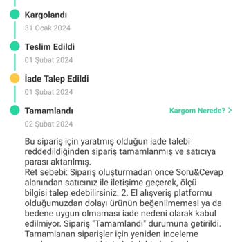 Dolap Uygulaması Şikayeti