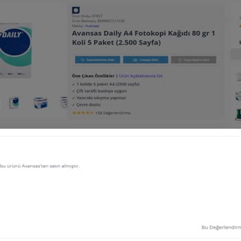 Avansas Kötü Paket, Geç Teslimat, İlgisiz Müşteri Hizmetleri... Daha Ne Olsun?
