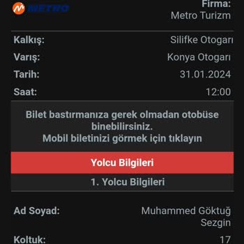Metro Turizm Yol Saatini Değiştirip Haber Etmeyen Metro Paramı İade Etmiyor!