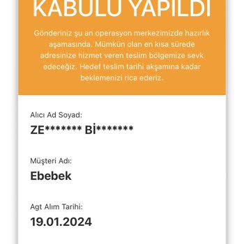 E-Bebek 15 Gündür Kargo Yok
