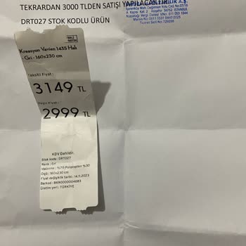 Evidea'da Etiket Fiyatı Ve Kasadaki Fiyat Farkı Problemi