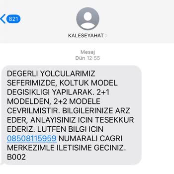 Kale Seyahat, Koltuk Modelini Kafasına Göre Değiştiriyor.
