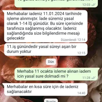 Selin Shoes 15 Günü Geçmesine Rağmen İademi Yapmadı!