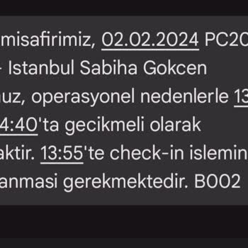 Pegasus Adana İstanbul Rötar Mağduriyeti