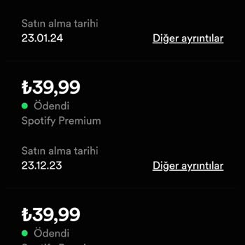 Spotify İzinsiz Ücret Kesimi