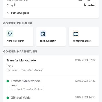 Trendyol Express İstanbul İçi Kargomu İzmir'i Dolaştırıp Getirecekmiş