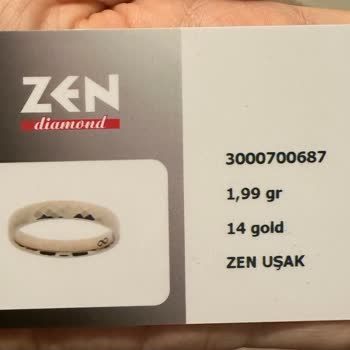 Zen Pırlanta Zen Alyans Ömürlük Sanıyorsun Ama Çatladı Kırıldı. Telafi Edilmiyor.