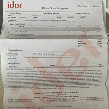 İder Mobilya Safir Masa Takımı