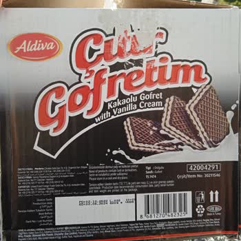 Aldiva Gofretler Bayat Çıktı