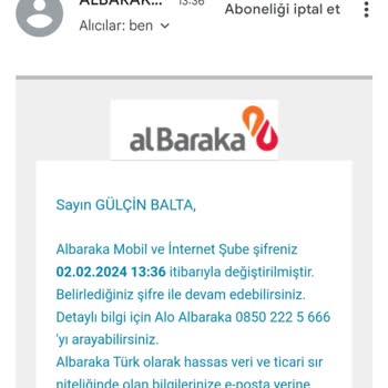 Albaraka Türk Benim Haberim Olmadan Adıma Hesap Açılmış!