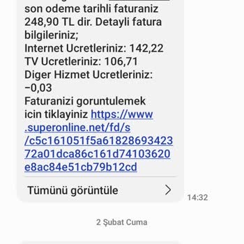 Superonline Usulsüz Fatura Tahsil Etmeye Çalışıyor