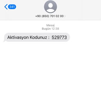0850 701 02 00 Bilinmeyen Numaradan Mesaj