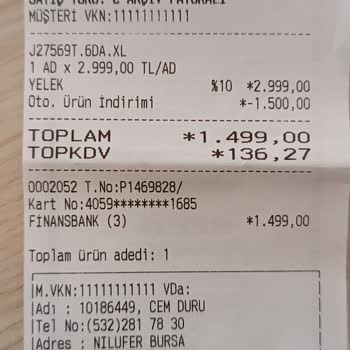 Nautica Mağazadan Alınan Yeleğin Tüy Dökmesi Sonrası Yaşanan İade Sorunu