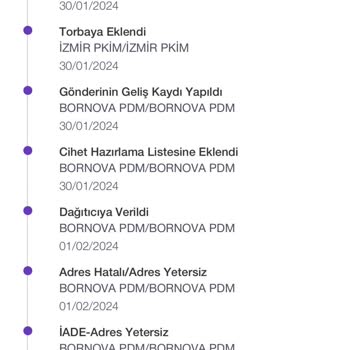 PTT Kargomu Getirmemek İçin Hatalı Adres Yazmışlar