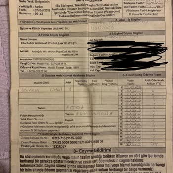 İyon Yayıncılık Yayınevi Taksit Sorunu Ve İcra Tehdidi