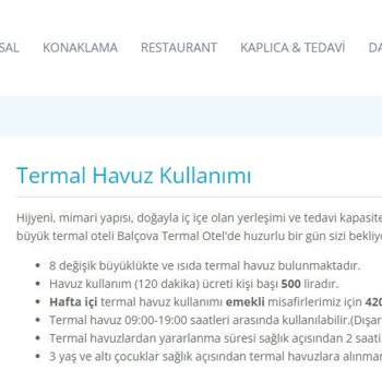 Balçova Termal Otel ; Çalışan Saygısızlığı