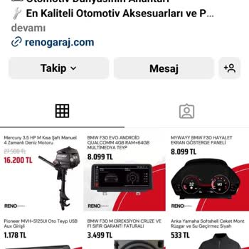 Reno Garaj Ürün Göndermiyor. Kişi Telefonu Açmıyor.