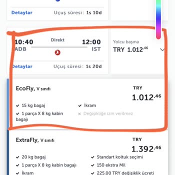 THY Rezervasyon Değişikliği İçin Ekstra Ve Haksız Ödenen Fark