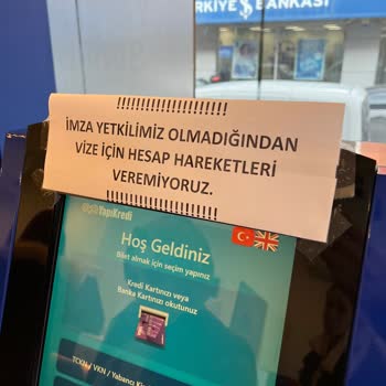 Yapı Kredi Bankası İmza Yetkilisi Olmayan Şube!