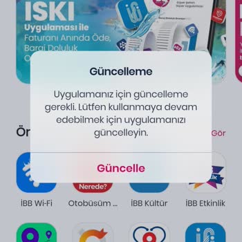 İstanbul Senin Güncelleme Problemi Var
