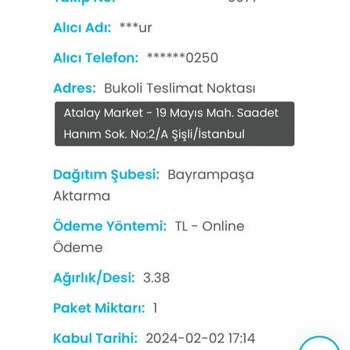 Kargoist Teslimat Denemesi Yapmadan Ürünü Firmaya İade Etti