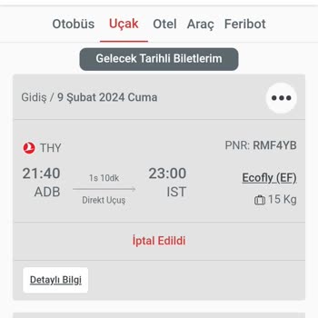 THY İade Ücretinin Rezil"iği