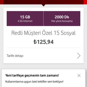 Vodafone İnsanlık Dışı Zam %167