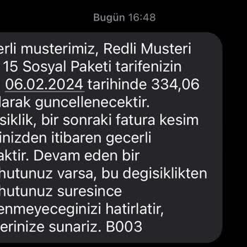 Vodafone İnsanlık Dışı Zam %167