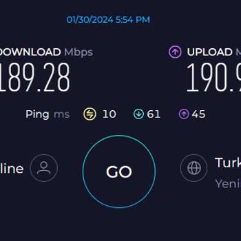 Turkcell Superonline 250Mbps Upload/Download Kullanıcı Sorunu 300TL