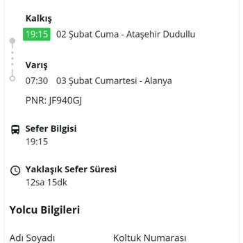 Antalya Net Seyahat Otobüs Bilet İptal Sorunu