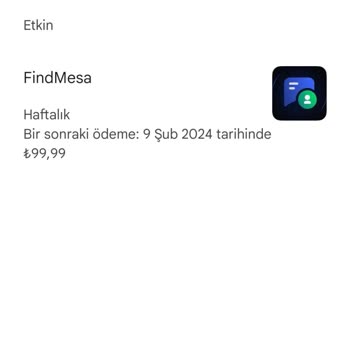 FindMesa Find Mesa Cevap Vermiyorlar