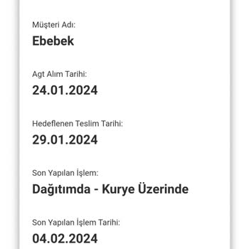 AGT Kurye Teslimat Ve İletişim Sorunları