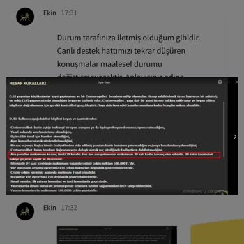 Cratos Royal Bet Kazanç Çekme Problemi Ve Bilgilendirme Eksikliği