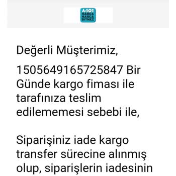 A101 Ürün Tedarik Yalanı