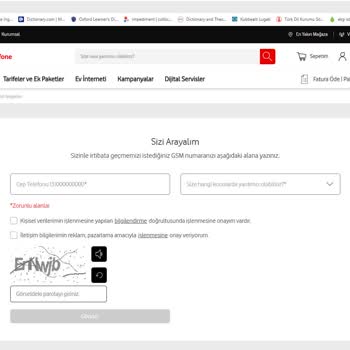 Yurt Dışından Vodafone Müşteri Hizmetlerine Ulaşmak İmkansız