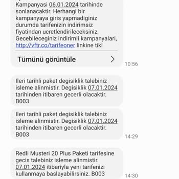 Vodafone Haksız Fatura İtirazı