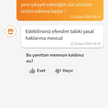 Haman Furniture 2 Aydır Ürünümü Teslim Etmiyor!