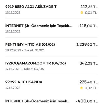 Akbank Axess K. Kartı İadenin Taksit Olarak Ödetilmesi