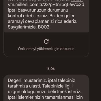 Millenicom İptal Başvurusunu 1 Hafta Dır Oyalıyor İptal Edilmedi