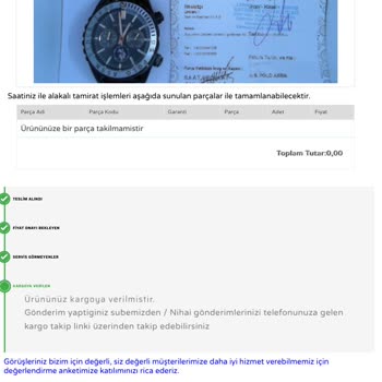 Saat & Saat Ayıplı Ürün Satışı